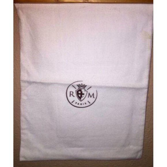 RM Paris Beige Flannel Handbag Purse Shoes Sleeper Pouch Dust Bag 14” X 10.5” - Picture 1 of 1